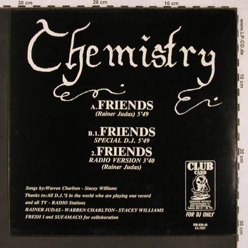 Chemistry: Friends *3, Ohrwurm(OW-030-45), D,  - 12inch - C9925 - 4,00 Euro