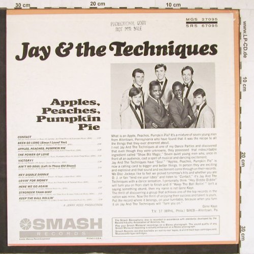 Jay & The Techniques: Apples,Peaches,Pumpkin Pie, Smash(SRS 67095), US,  - LP - E4378 - 15,00 Euro