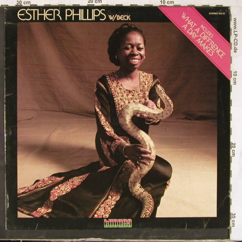 Phillips,Esther - W/Beck: What a Diff'rence a day Make, CTI(KU 23), D,vg+/vg+, 1975 - LP - E4824 - 5,00 Euro