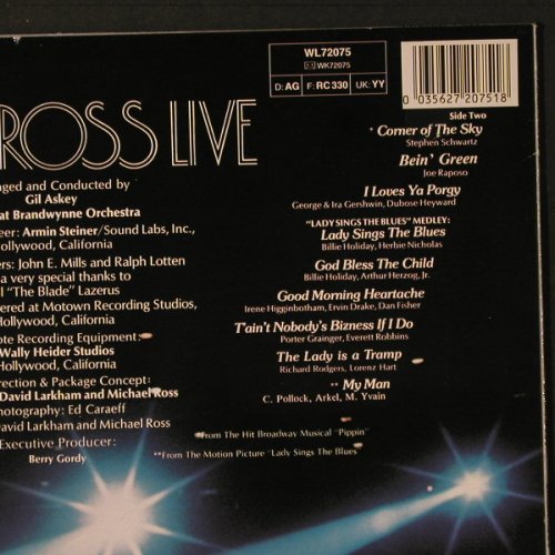 Ross,Diana: Live, Ri, Motown(WL 72075), D, 1974 - LP - F1762 - 6,00 Euro