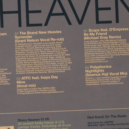 V.A.Disco Heaven 01. 05: LTD Edition 12", Hed Kandi(HEDKLP046), , 2005 - 2LP - F2270 - 14,00 Euro