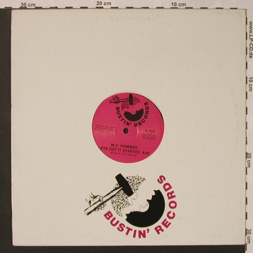 M.C.Hammer: Let's Get It Started*2, FLC, Bustin'Records(BR 1987-3), US, 1987 - 12inch - F3024 - 4,00 Euro