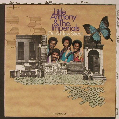 Little Anthony & The Imperials: On A New Street, co, m-/vg+, Avco(AV-11012-598), US, 1973 - LP - F3593 - 12,50 Euro
