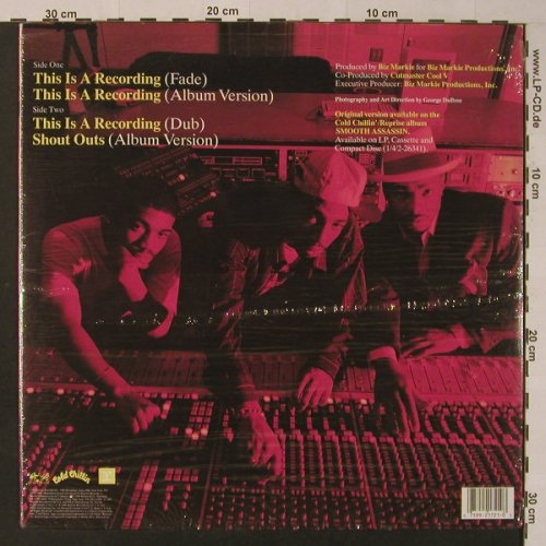 Grand Daddy I.U.: This is a Recording*3+1, Cold Chillin(), US, 1990 - 12inch - F4476 - 5,00 Euro