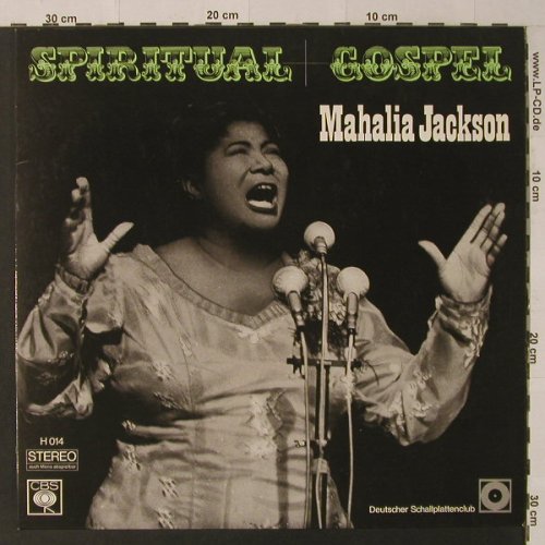 Jackson,Mahalia: Spiritual & Gospel '66, Ri, Deutscher Schallpl.Club(H 014), D,  - LP - F4693 - 6,00 Euro