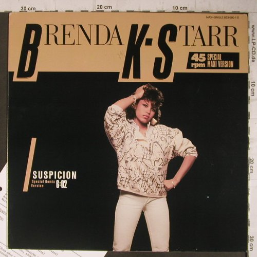 Starr,Brenda K.: Suspicion, Mirage(883 660-1), D, 1985 - 12inch - F7762 - 3,00 Euro