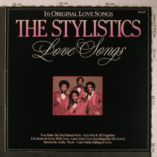 Stylistics: Love Songs-16 Original Love Songs, Arcade(ADEH 203), NL, 1986 - LP - F7877 - 4,00 Euro