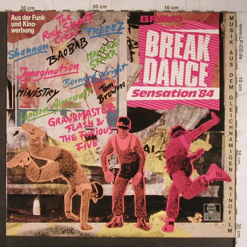 V.A.Break Dance Sensation'84: Rock Steady Crew...Bernard Wright, Ariola(205 999-500), D, 14 Tr., 1984 - LP - F8027 - 6,00 Euro
