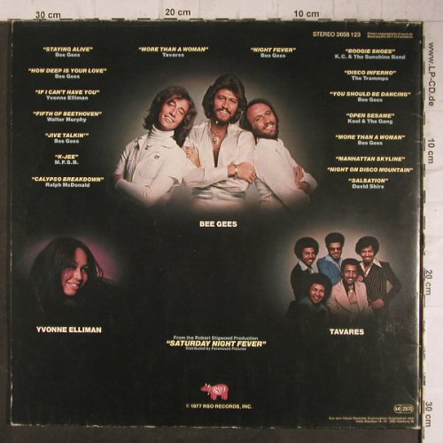 V.A.Saturday Nightfever: Original Soundtrack, Foc, RSO(2658 123), D, 1977 - 2LP - F8111 - 7,50 Euro