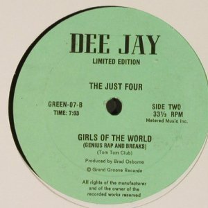 T-Sky Valley / The Just Four: Catch the Beat !/Girls of the World, Dee Jay(GREEN-07), US, LC,  - 12inch - H1644 - 5,00 Euro