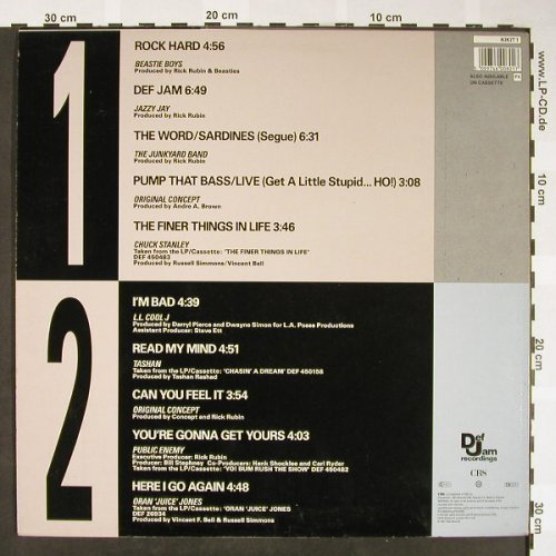 V.A.Kick It!-Def Jam Sampler Vol.1: Beastie Boys...Oran'JuiceJones, CBS(KIKIT1), UK, 1987 - LP - H1664 - 4,00 Euro