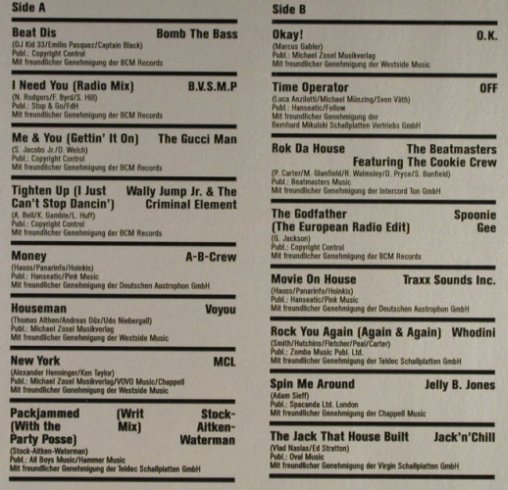 V.A.Rap'n House: The Hottest Trax,Bomb the Bass..., Dino/Bravo(1711), D, 1988 - LP - H1752 - 5,00 Euro