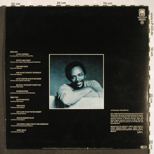 Jones,Quincy: The Best, m-/vg+, AM(LH 68542), D, 1982 - LP - H1875 - 5,00 Euro