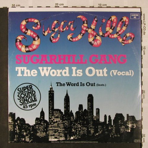 Sugarhill Gang: The Word Is Out(voc+ins), vg+/vg+, SugarHill(6.20190 AE), D, 1983 - 12inch - H2593 - 2,50 Euro