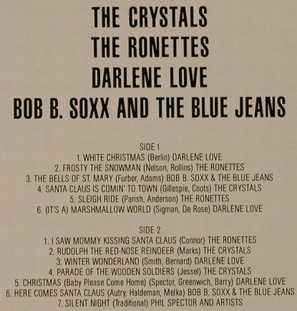 V.A.Phil Spector Christmas Album: Crystals..Bob B.Soxx & t.Blue Jeans, Chrysalis(208 767), D, Ri, 1987 - LP - H2715 - 7,50 Euro