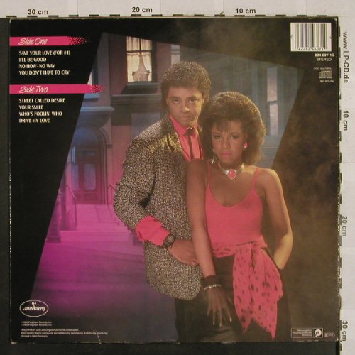 Rene and Angela: Street Called Desire, Mercury(824607-1Q), D, 1985 - LP - H2818 - 5,00 Euro