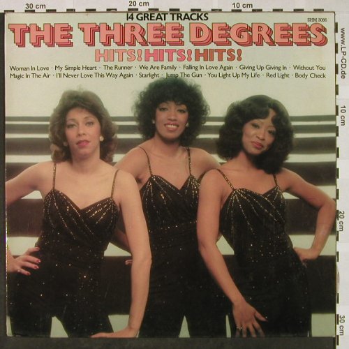 Three Degrees: Hits! Hits! Hits!, Pickwick(SHM 3086), UK, 1981 - LP - H4480 - 6,50 Euro