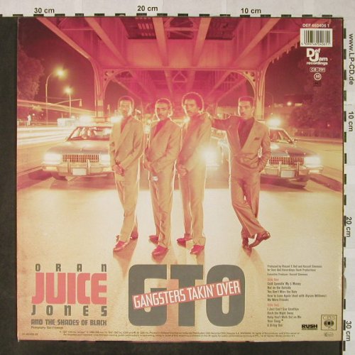 Oran'Juice'Jones: GTO - Gangsters takin' over, Def Jam(DEF 460406 1), NL, 1986 - LP - H4751 - 6,00 Euro