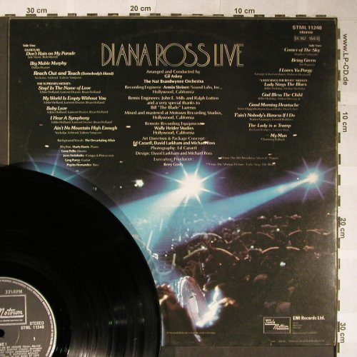 Ross,Diana: Live, Tamla Motown(STML 11248), UK, 1974 - LP - H5453 - 7,50 Euro