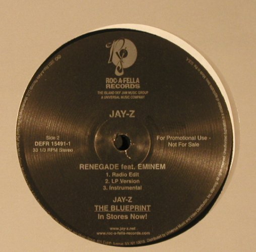 Jay-Z: Jigga*3+3,Flc,Promo, Roc-A-Fell(DEFR 15491-1), US, 2001 - 12inch - H5848 - 4,00 Euro
