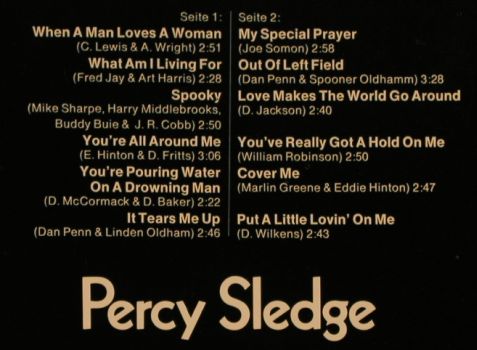 Sledge,Percy: Star-Collection, Midi(20 019), D,  - LP - H9639 - 5,00 Euro