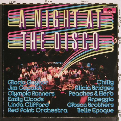 V.A.A Night at the Disco: Gloria Gaynor... Chilly, Foc, Polydor (2664 423), D, 1979 Typ: 2LP Best.-Nr.: V1948 Preis: 5,00 Euro