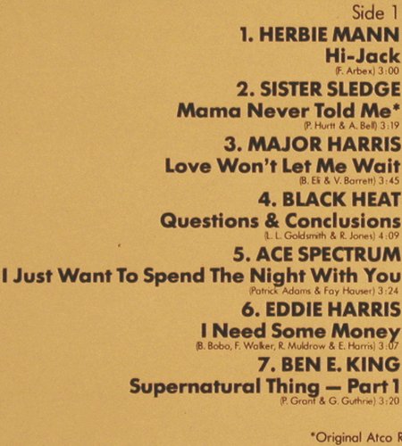 V.A.That's Soul 6: Herbie Mann... Consumer Rapport, Atlantic (ATL 30 054), D, 1977 Typ: LP Best.-Nr.: V1981 Preis: 7,50 Euro