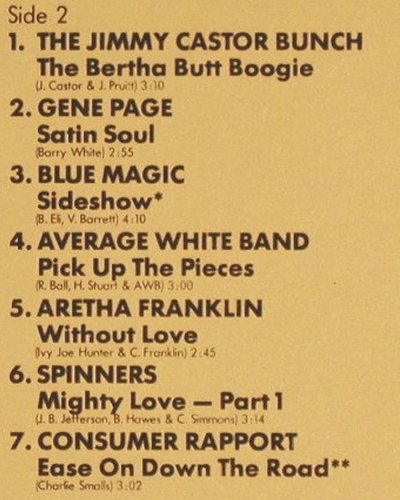 V.A.That's Soul 6: Herbie Mann... Consumer Rapport, Atlantic (ATL 30 054), D, 1977 Typ: LP Best.-Nr.: V1981 Preis: 7,50 Euro
