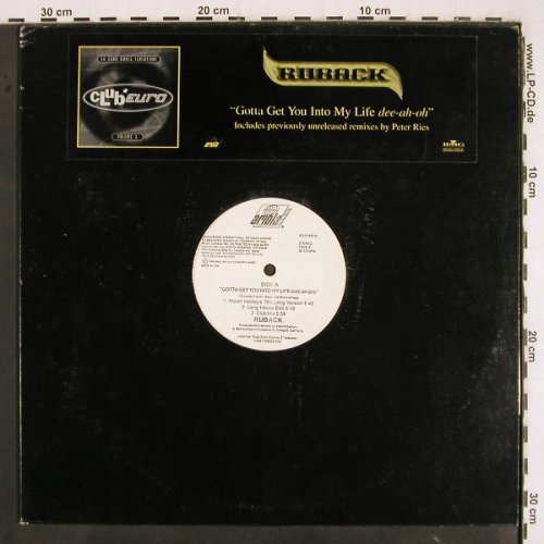 Ruback: Gotta get you into my Life dee-ah-o, Ariola (KD-51432), US, LC, 1996 Typ: 12" Best.-Nr.: V3222 Preis: 4,00 Euro
