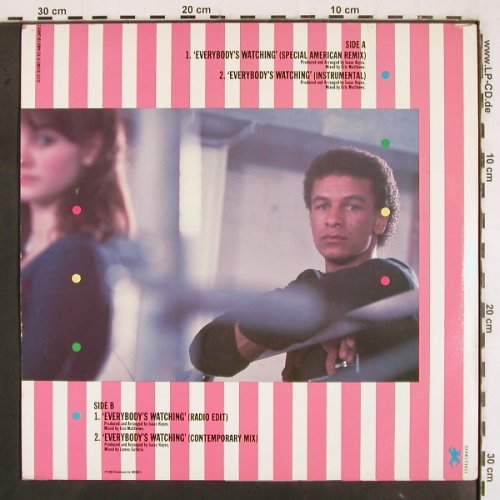Edwards,Alton: Everybody's watching, Street Wave (MKHAN 5), UK, 1984 Typ: 12" Best.-Nr.: V3252 Preis: 3,00 Euro