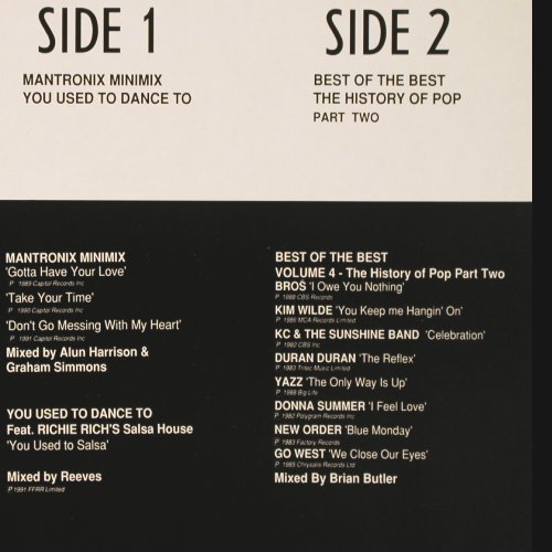 V.A.DMC April  91 - Three: Mantronix Minimix,Best o.t.Best 4, DMC (DMC 99/3), UK, 1991 Typ: 12" Best.-Nr.: V3389 Preis: 9,00 Euro