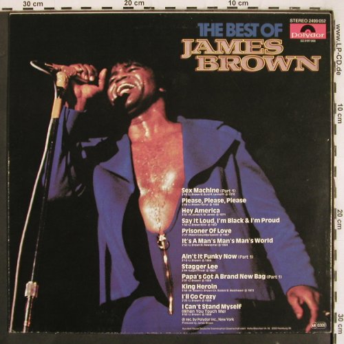 Brown,James: The Best Of, Polydor(2499 052), D, Ri, 1981 - LP - V3623 - 12,50 Euro