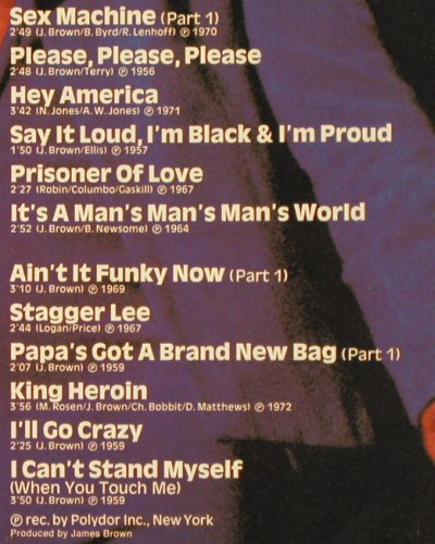 Brown,James: The Best Of, Polydor(2499 052), D, Ri, 1981 - LP - V3623 - 12,50 Euro