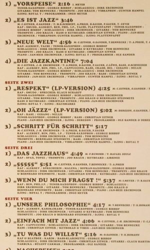 Jazzkantine: Same, Foc (like new), BMG Ariola Hamburg (74321 23287 1), NL, 1994 Typ: 2LP Best.-Nr.: V3886 Preis: 45,00 Euro