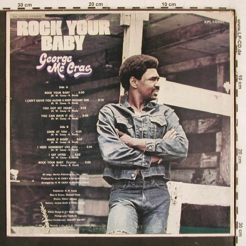 Mc Crae,George: Rock Your Baby, vg+/m-, RCA (KPL1-0501), I, 1974 Typ: LP Best.-Nr.: V3917 Preis: 5,00 Euro