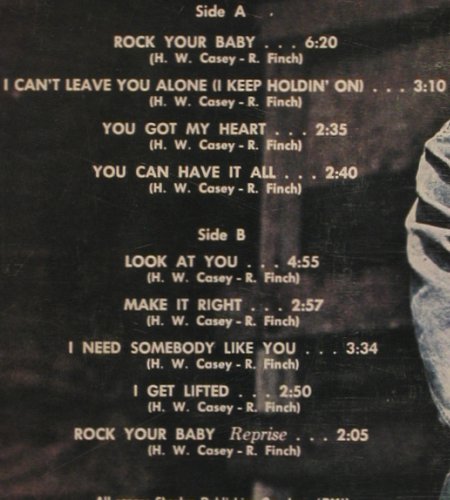Mc Crae,George: Rock Your Baby, vg+/m-, RCA (KPL1-0501), I, 1974 Typ: LP Best.-Nr.: V3917 Preis: 5,00 Euro