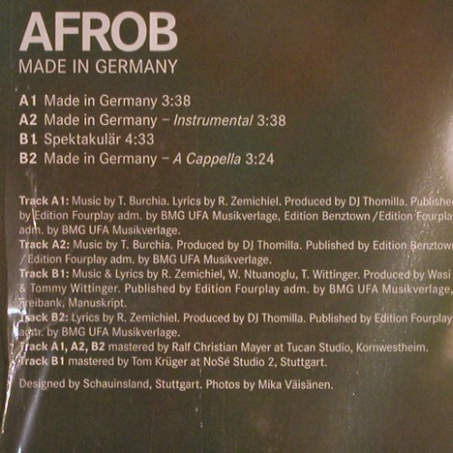 Afrob: Made In Germany, FS-New sealed, Four Music(FOR 1012), D, 2001 - 12inch - V581 - 9,00 Euro