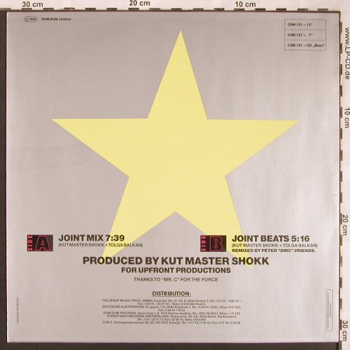 Flim Flam:&nbsp;Joint Mix 7:39  / Joint Beats 5:16, Dum Dum 133540 (CEM 101/133540), D, 1988 Typ:&nbsp;12" Best.-Nr.:&nbsp;V700 Preis:&nbsp; 4,00 Euro