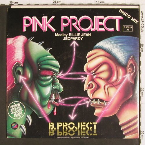 Pink Project:&nbsp;B.Project*2,MedleyBillyJea/Jeopardy, Ultraphone (6.20223 AE), D, 1983 Typ:&nbsp;12" Best.-Nr.:&nbsp;V742 Preis:&nbsp; 5,00 Euro