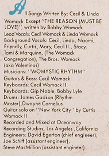 Womack & Womack: Starbright, Manhattan(24 0656 1), NL, 1986 - LP - V7463 - 6,00 Euro