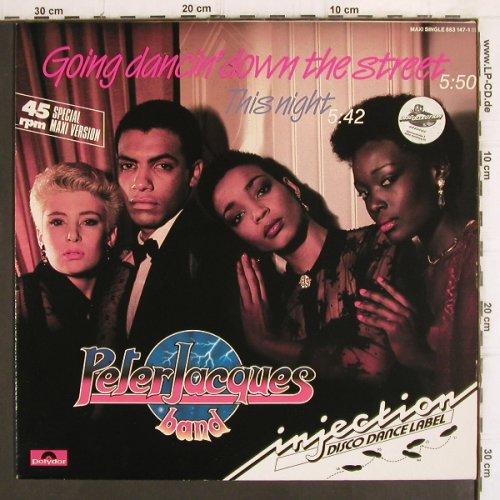 Jacques Band,Peter:&nbsp;Going Dancing Down The Street+1, Polydor (883 147-1), D, 1985 Typ:&nbsp;12" Best.-Nr.:&nbsp;V820 Preis:&nbsp; 4,00 Euro