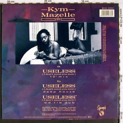 Mazelle,Kym:&nbsp;Useless *3, Syncopate (20 2976 6), D, 1988 Typ:&nbsp;12" Best.-Nr.:&nbsp;V840 Preis:&nbsp; 4,00 Euro