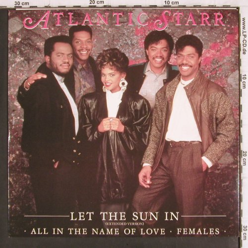 Atlantic Starr:&nbsp;Let The Sun In, WB (W8145T) (920 816-0), UK, 1987 Typ:&nbsp;12" Best.-Nr.:&nbsp;V855 Preis:&nbsp; 3,00 Euro