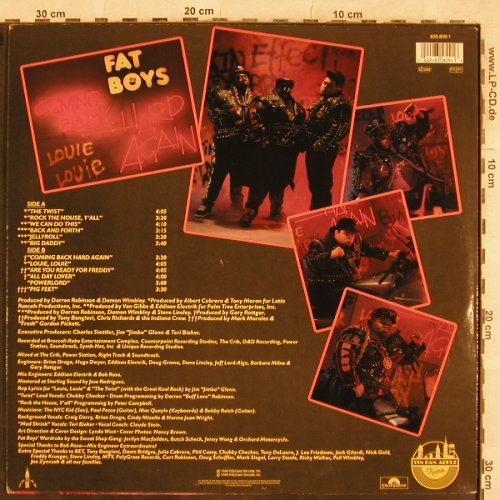 Fat Boys: Coming Back Hard Again, Polydor(835 809-1), D, 1988 - LP - X151 - 7,50 Euro