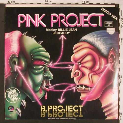 Pink Project: B.Project*2,MedleyBillyJea/Jeopardy, Ultraphone(6.20223 AE), D,vg+/m-, 1983 - 12inch - X1869 - 4,00 Euro
