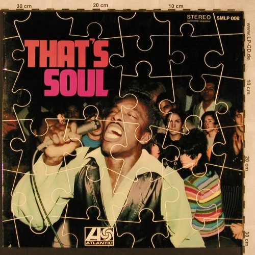 V.A.That's Soul: Wilson Pickett...Drifters,14 Tr.Foc, Atlantic(SMLP 008), D, 1973 - LP - X2386 - 7,50 Euro