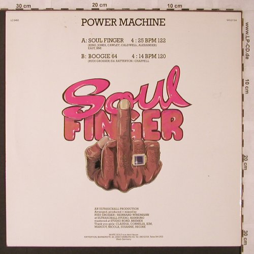 Power Machine: Soul Finger / Boogie 64, White Gold(GOLD 104), D,  - 12inch - X2624 - 5,00 Euro