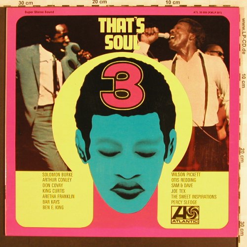 V.A.That's Soul 3: King Curtis...Sweet Inspiration,Foc, Atlantic(ATL 30 009), D, 1968 - LP - X3118 - 7,50 Euro