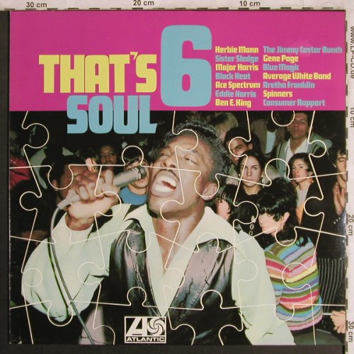 V.A.That's Soul 6: Herbie Mann...Consumer Rapport, Midi/Atlantic(ATL 20 107), D, Ri, 1977 - LP - X4065 - 7,50 Euro