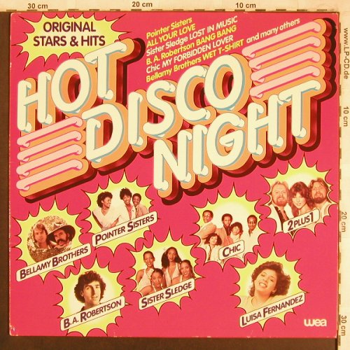 V.A.Hot Disco Night: B.A.Robertson...Rose Royce, WEA(WEA 58 107), D, 1980 - LP - X4478 - 5,00 Euro
